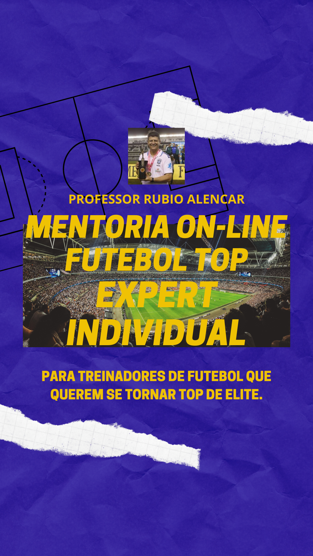 PARA TREINADORES DE FUTEBOL QUE QUEREM SE TORNAR TOP. (Story do Instagram)